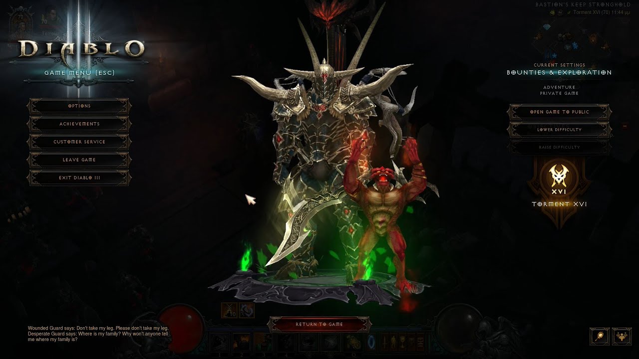 Diablo 3 Season 25 11 Minutes GR 134 (137 Run) Para 1480 Rend WW!!!!!Solo Play Only