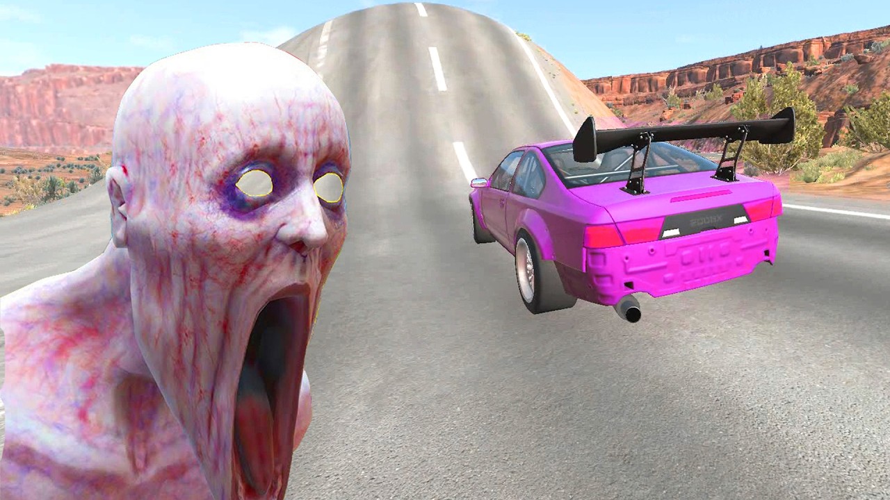 Big & Small McQueen vs Chick Hicks vs Tow Mater vs King Dinoco vs Duch Hudson - BeamNG.Drive