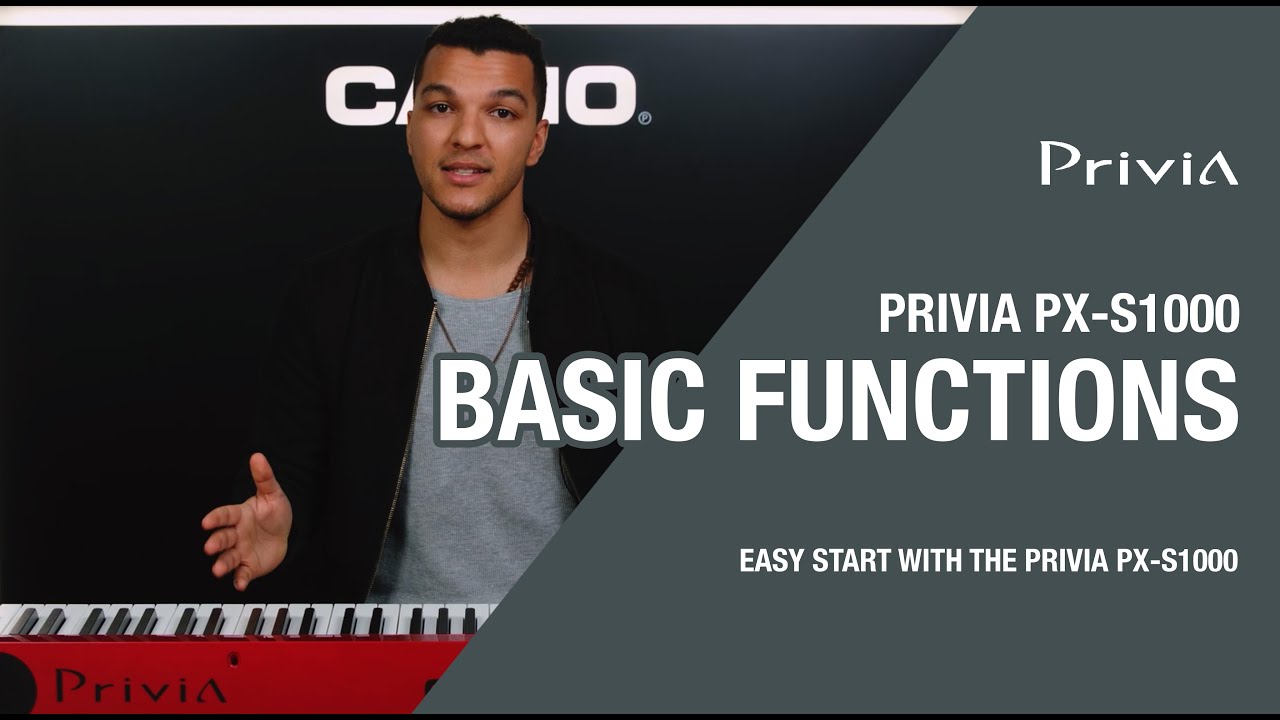 Privia PX-S1000 - basic functions