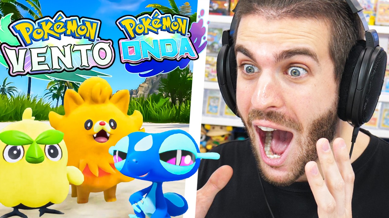 REAZIONE TRAILER NUOVI GIOCHI POKEMON ONDA E VENTO!