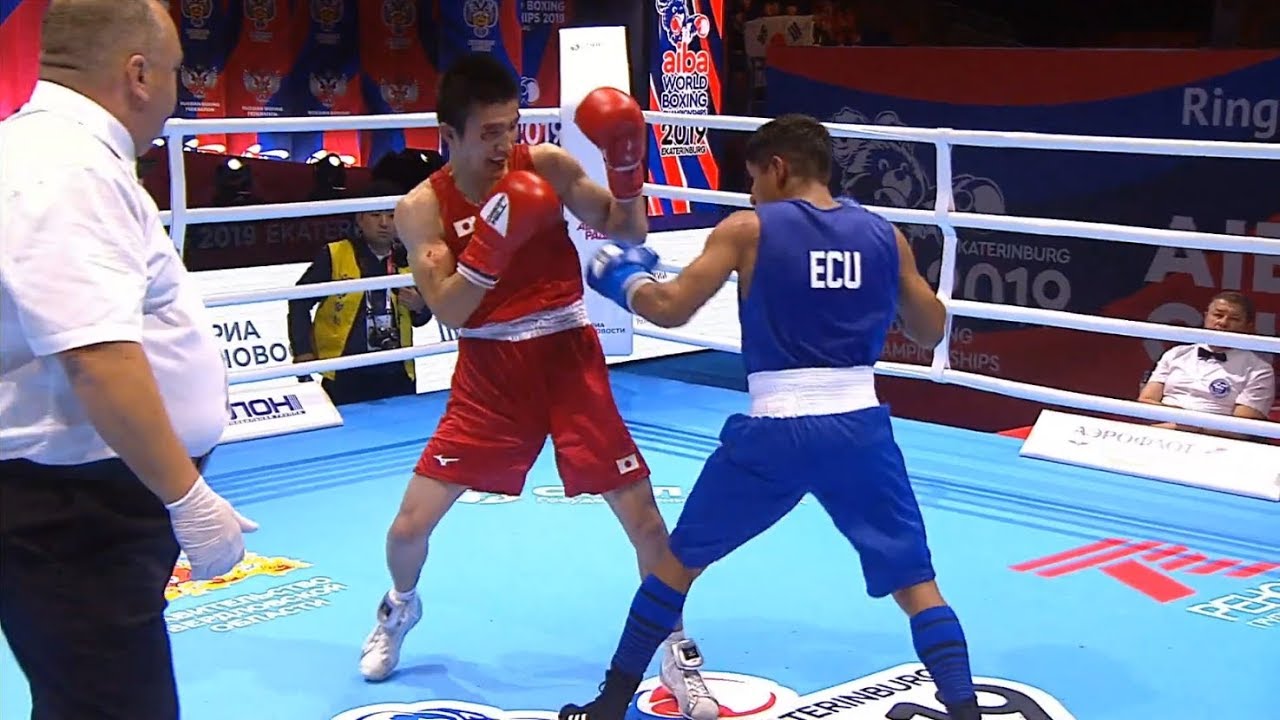 Preliminaries (52kg) KASHIWASAKI Tosho (JPN) vs DELGADO LUIS (ECU) /AIBA World 2019