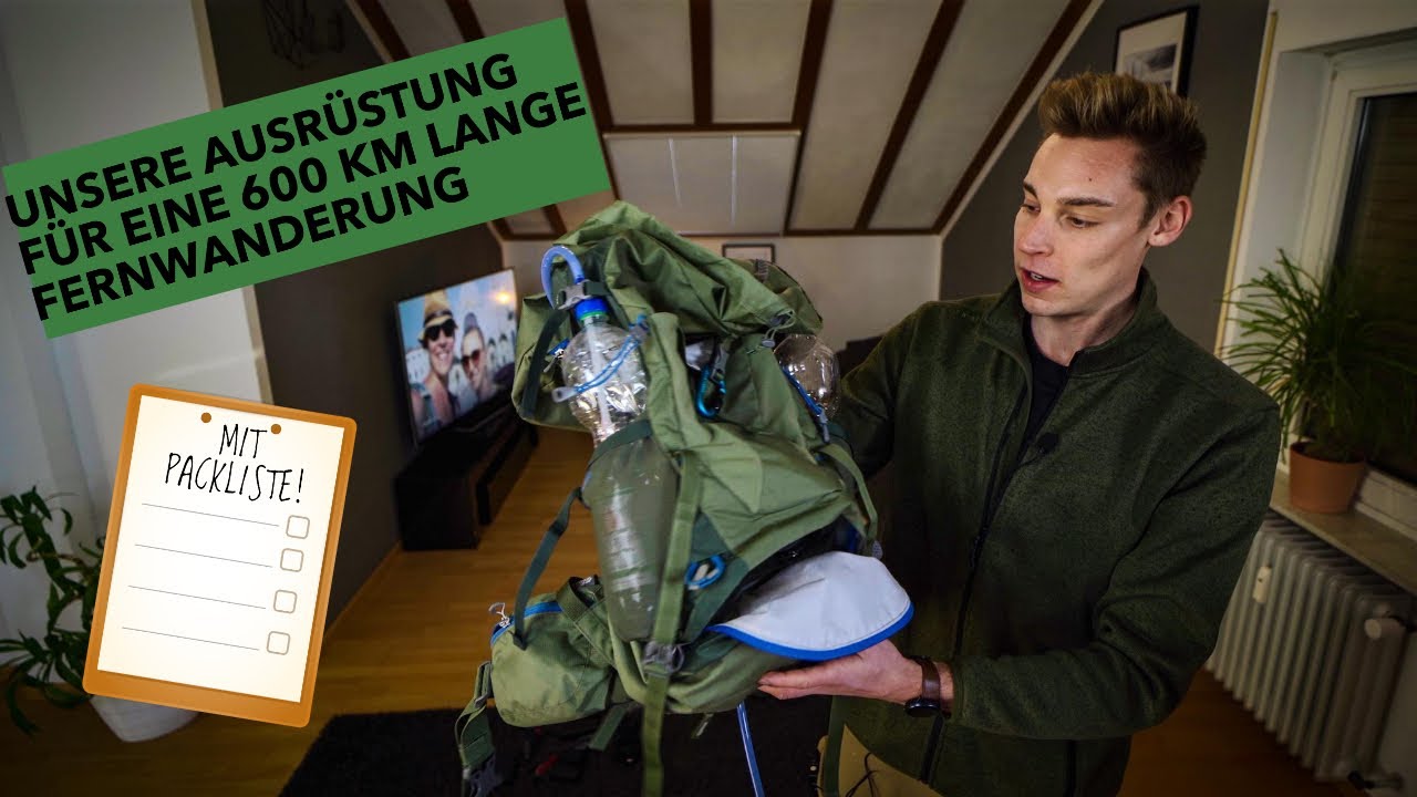 Unsere Ausrüstung für eine Fernwanderung (Packliste Alpenüberquerung)
