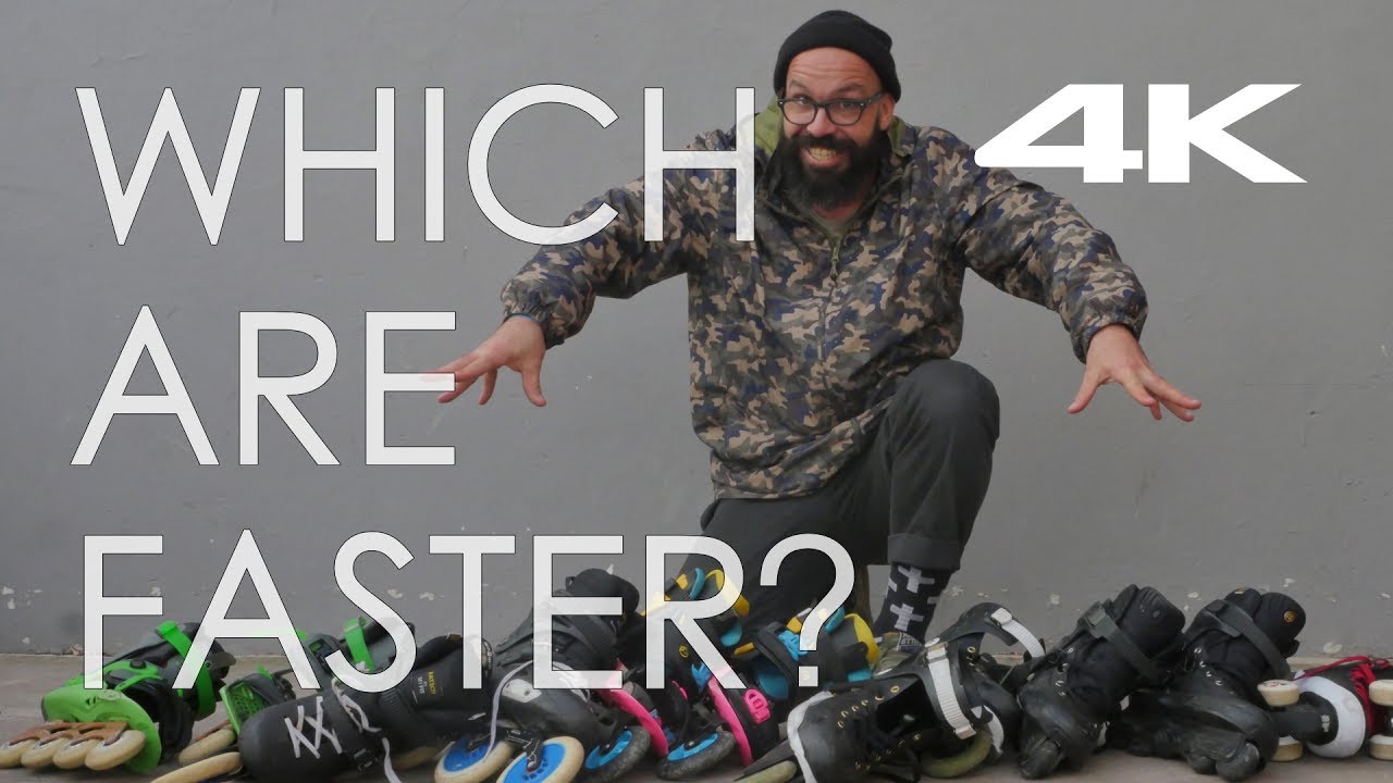WHICH SKATES ARE FASTER? IN 4K // BIG WHEELS ? INLINE SKATES? TRISKATES? ROLLER SKATES? // VLOG 103