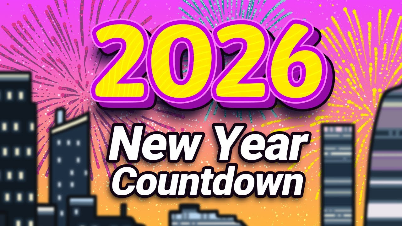 New Years' Eve Countdown for Kids | New Year for Children | Twinkl Kids TV