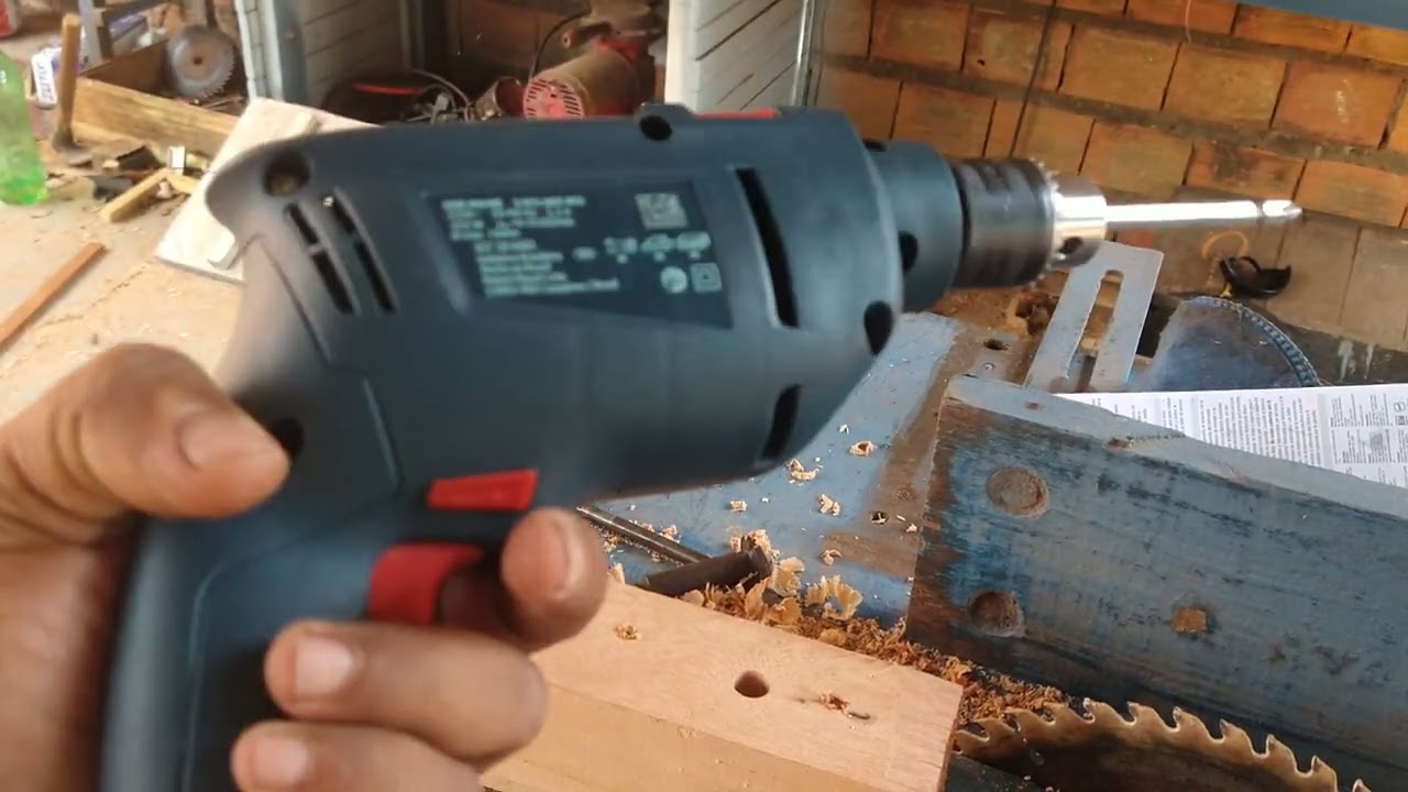 furadeira Bosch 450 watts : preço 232 reais (teste )