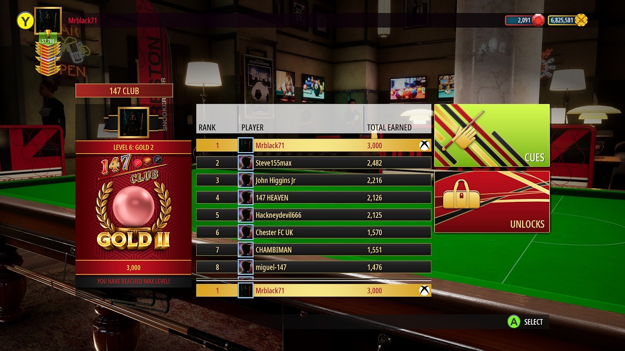 Snooker Blitz 147 break ... number 3000 #TopOfTheList