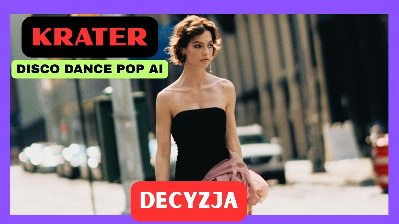 Krater Decyzja (Official Video) Disco Dance Pop ABBA vibes