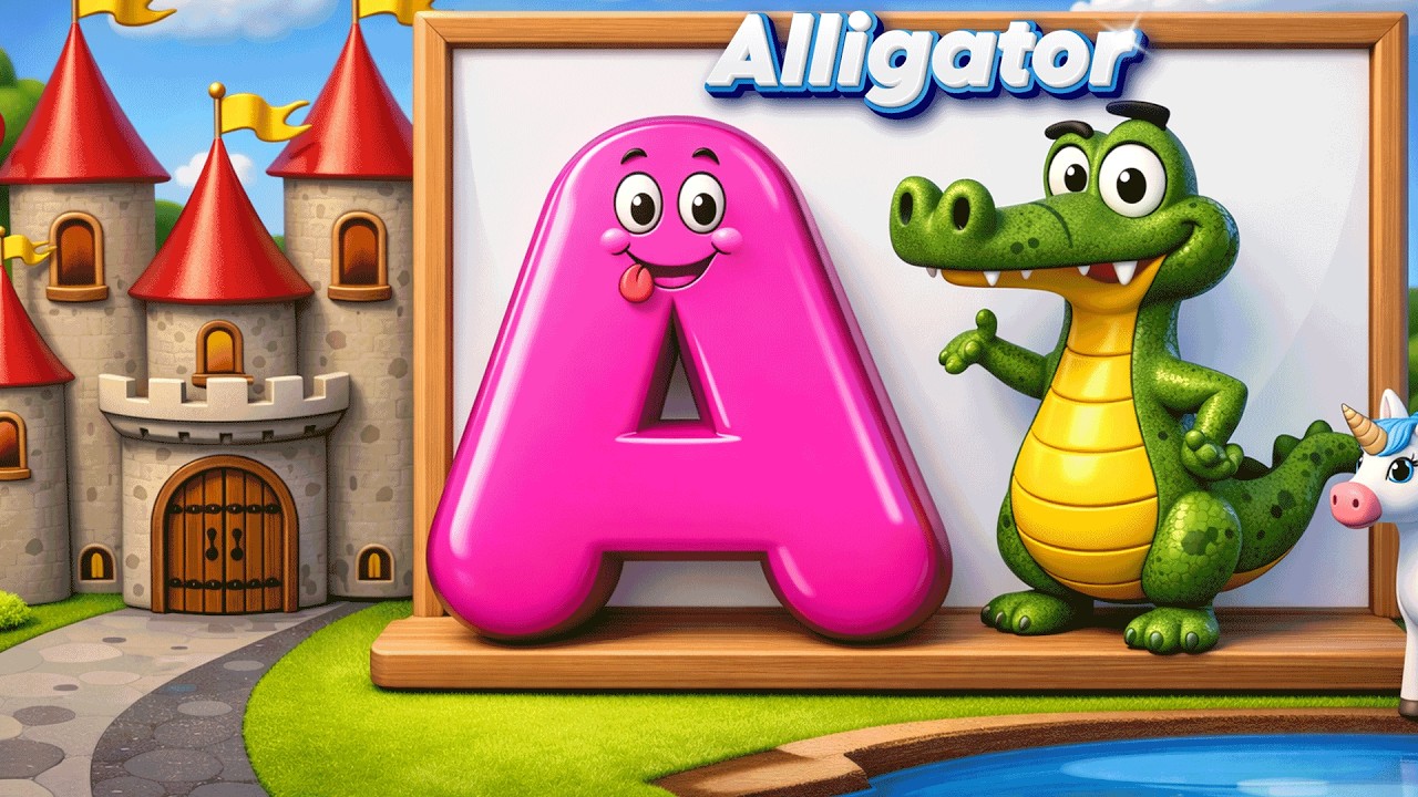 ABC Phonics Song with Sounds for Children | A is for Alligator | Nursery Rhyme | Toddler Learning