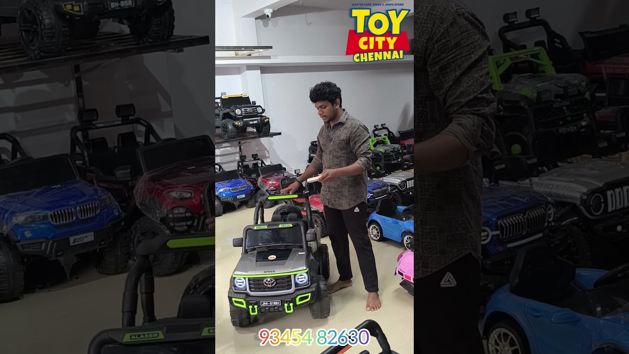 TOYOTA JEEPS FOR KIDS 🔥 | Toy City - Rideon Toy store | Chennai | Pammal