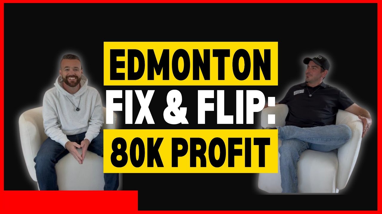 Edmonton Fix and Flip Walkthrough | $80K Profit in 6 Months | Real Estate Investing Canada