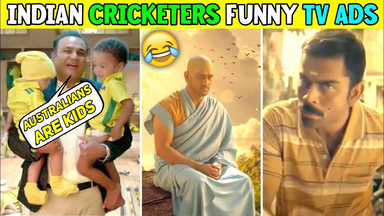 Indian Cricketers Funny Unseen Tv Ads | Kohli, Dhoni, Sachin, Rohit