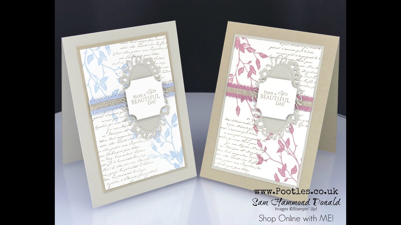 Very Versailles Card Tutorial