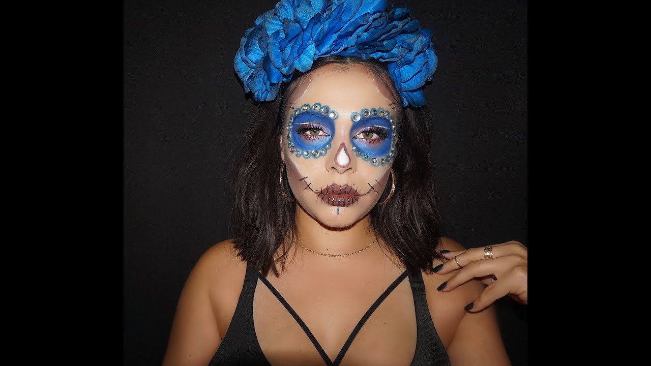 Dia De Los MUERTOS. DAY OF THE DEAD MAKEUP TUTORIAL.