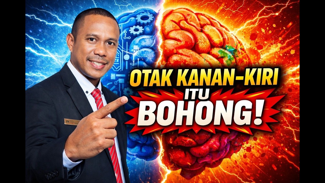 OTAK KANAN VS OTAK KIRI ITU MITOS! INI FAKTA NEUROSAINS YANG JARANG DIBAHAS