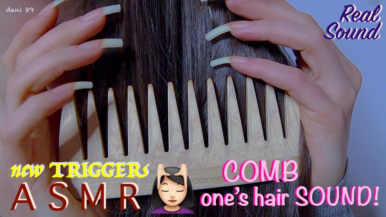 ✶ NEW real TRIGGERs for PERFECT A.S.M.R. 🎧 COMB one's LONG hair SOUND! ❀