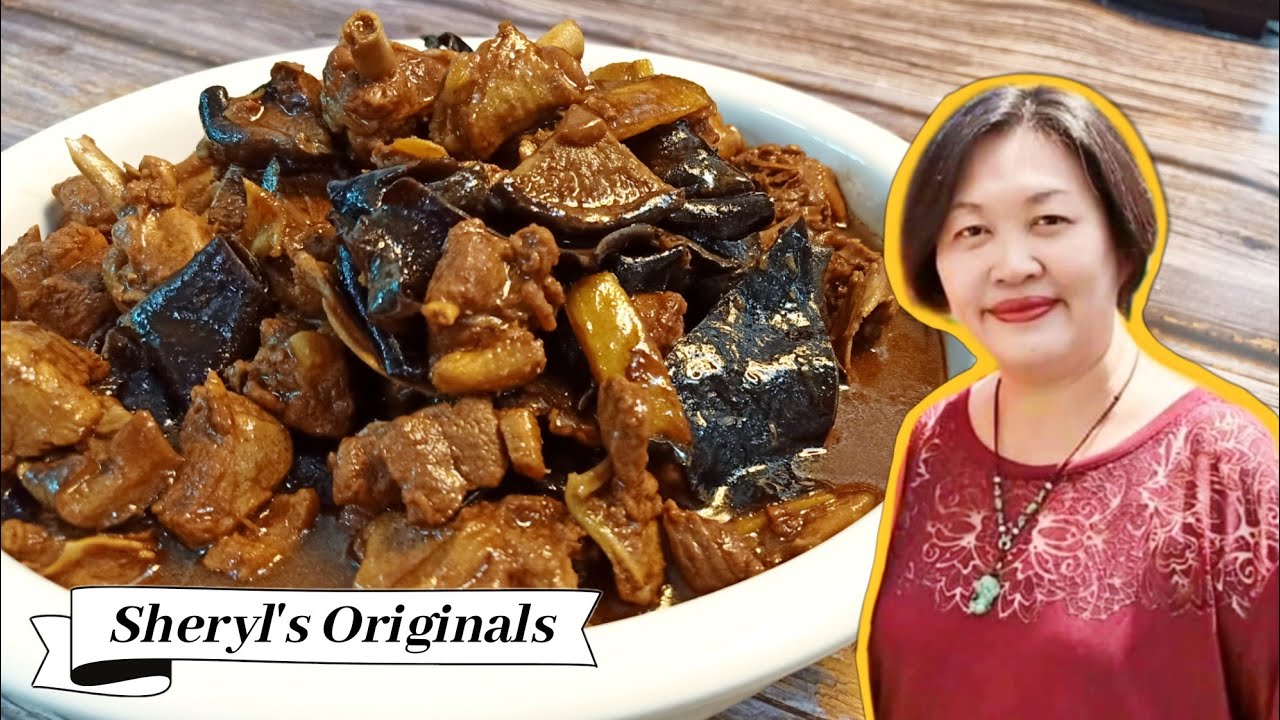 Duck Recipe Chinese Style | Braised with Black Fungus & Mushrooms | 鸭炒菇
