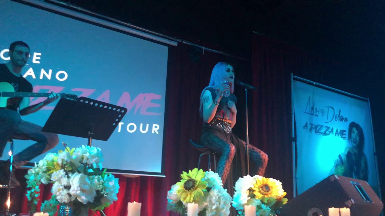 Adore Delano Singing I Cant Love You - A Pizza Me Tour Cardiff