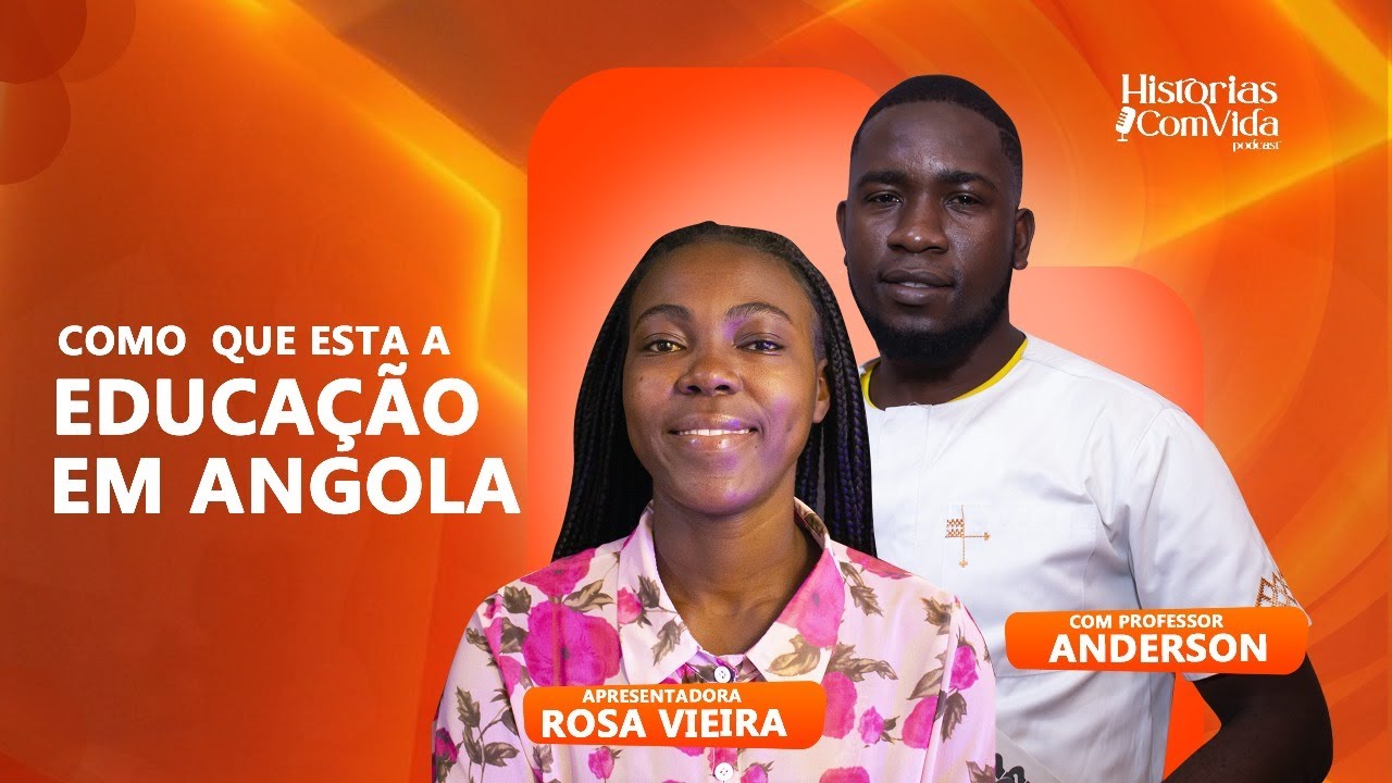 PROF ANDERSON FALA COMO ESTUDAM AS CRIANÇA NA COMUNIDADES EM LUANDA, ANGOLA