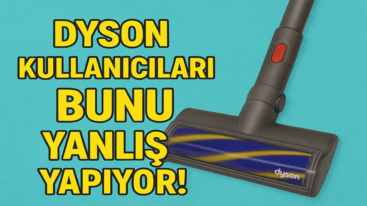 Dyson V12 Detect Slim Fırça Başlığı Temizliği | En Güvenli Yöntem