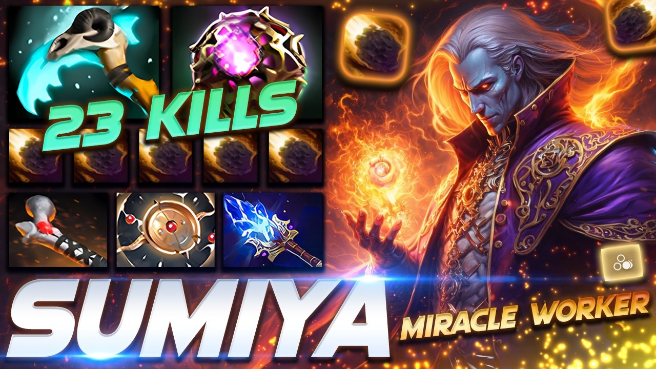 SumiYa Invoker Miracle Action - Dota 2 Pro Gameplay [Watch & Learn]