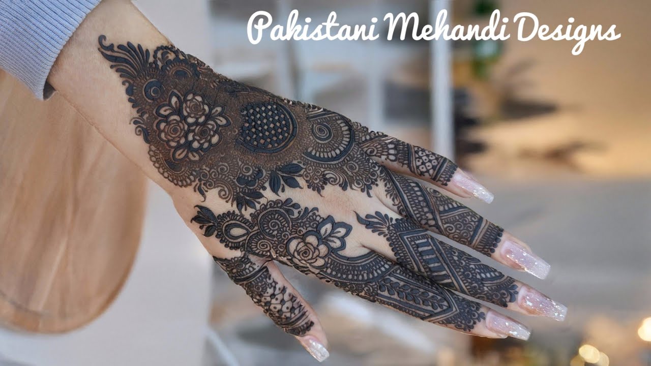 back hand Pakistani mehandi design || nish mehandi tutorial || how to make pakistani mehndi designs