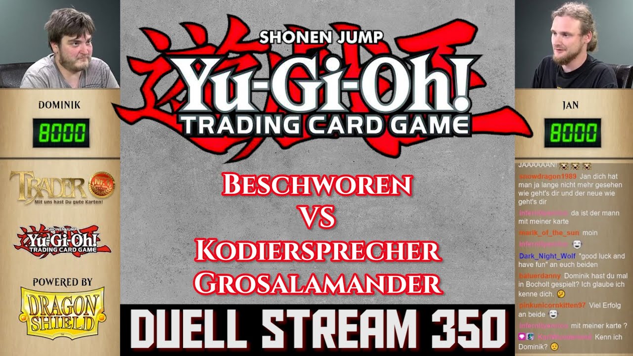 YuGiOh Beschworen VS Kodier Sprecher Grosalamander | Trader | YGO Duell deutsch | salamangreat Deck