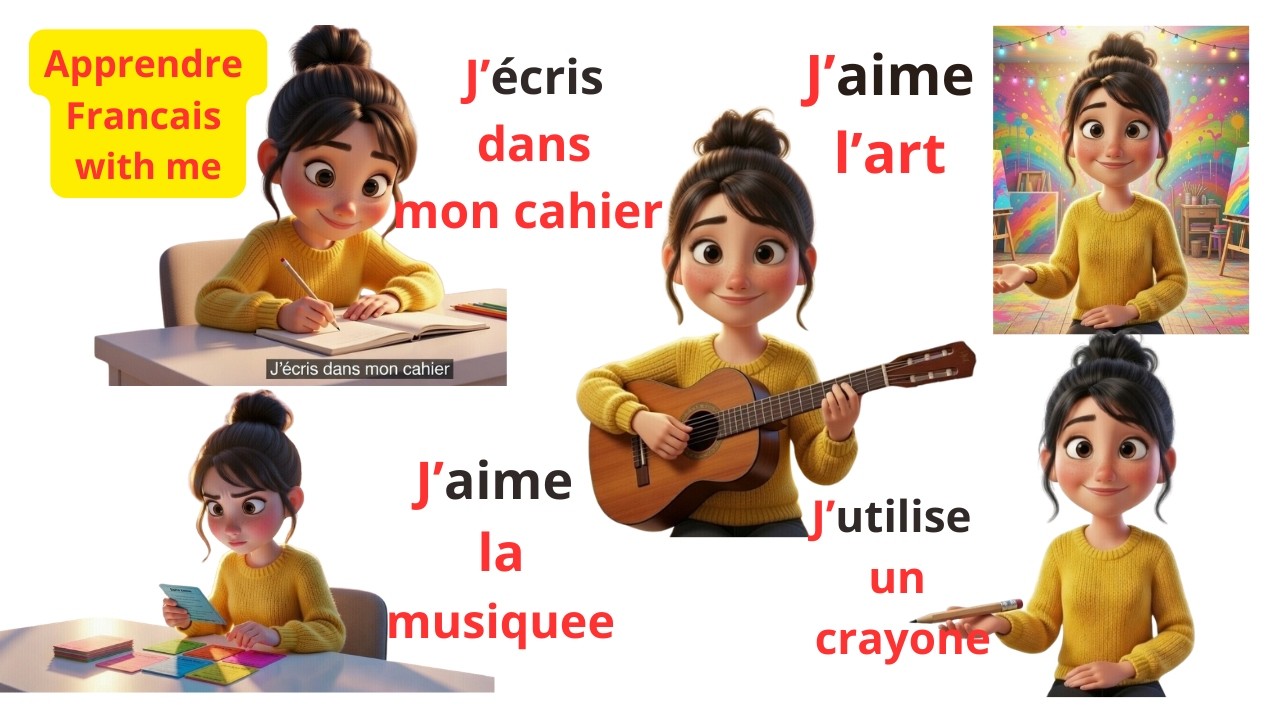 le phases d'école en française/school phases in french/leçon Français pour déboutant