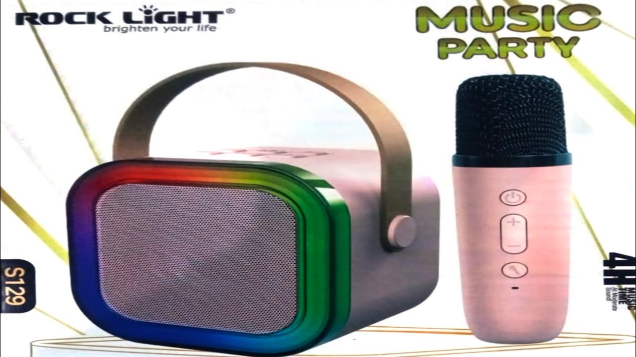 ROCK LIGHT S129, 5 WATT PORTABLE MINI BLUTOOTH 🔊SPEAKER MEESHO UNBOXING.