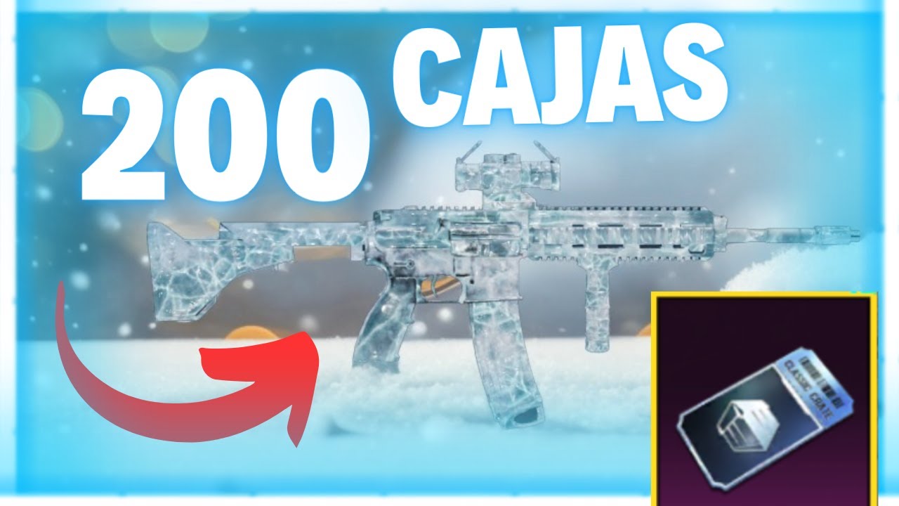 Abriendo 200 cajas | M416 - Glaciar | Pubg Mobile | CFL39