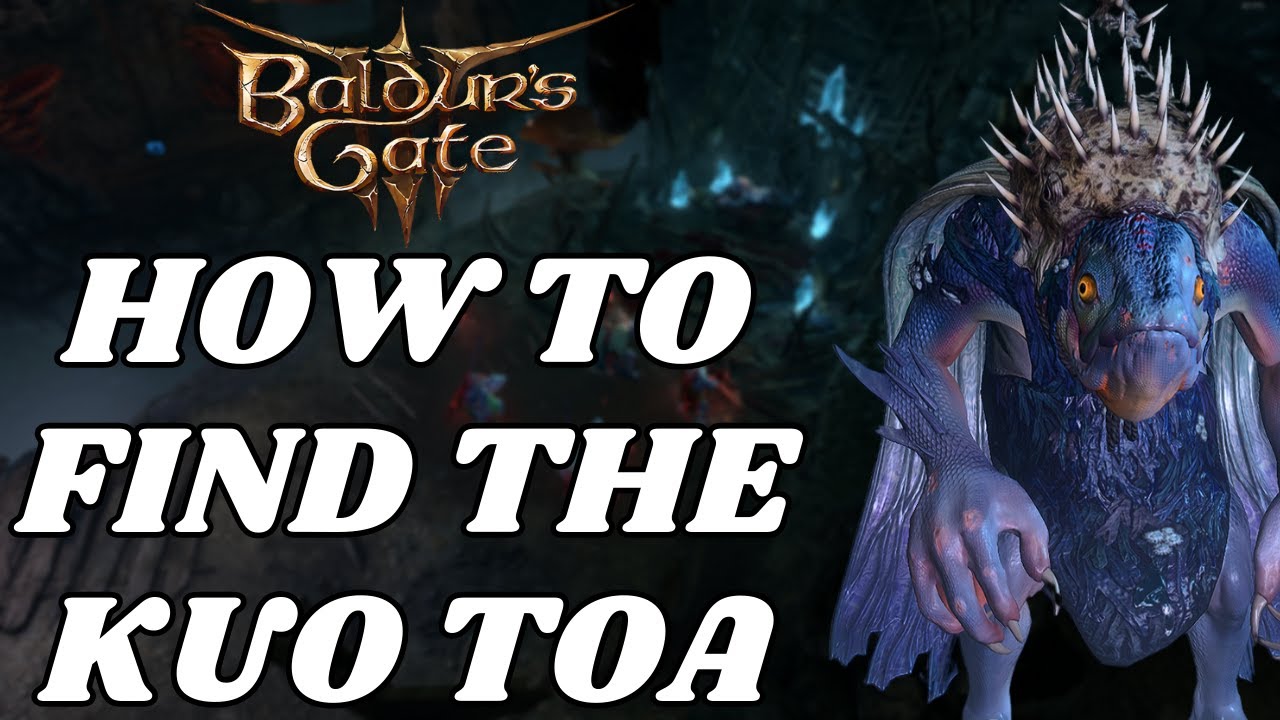 Местоположение рыболюдей Куо-Тоа в Baldur's Gate 3
