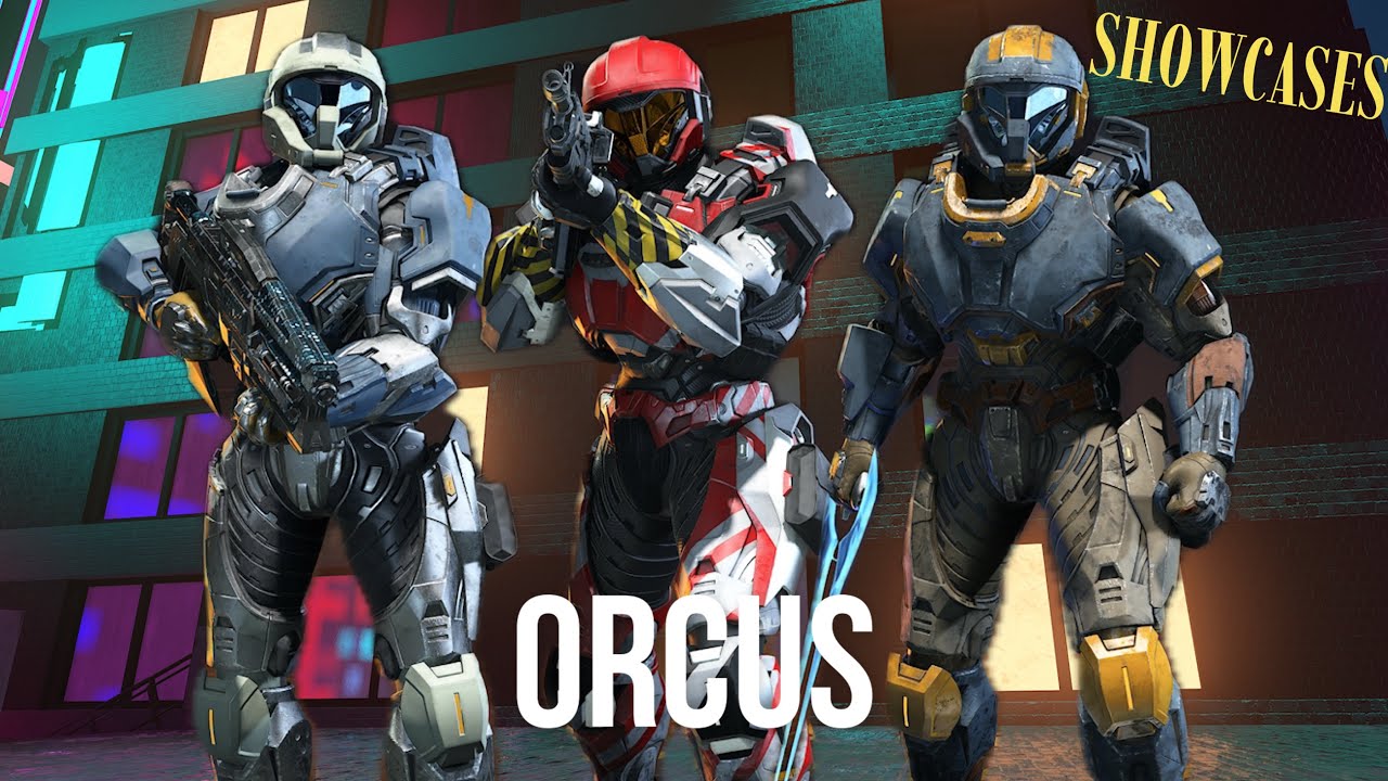 Orcus armour showcased on different coatings - Halo Infinite