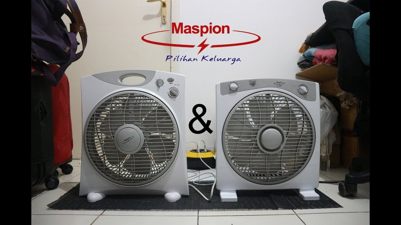 My 2 Maspion Rotating Louver Box Fans