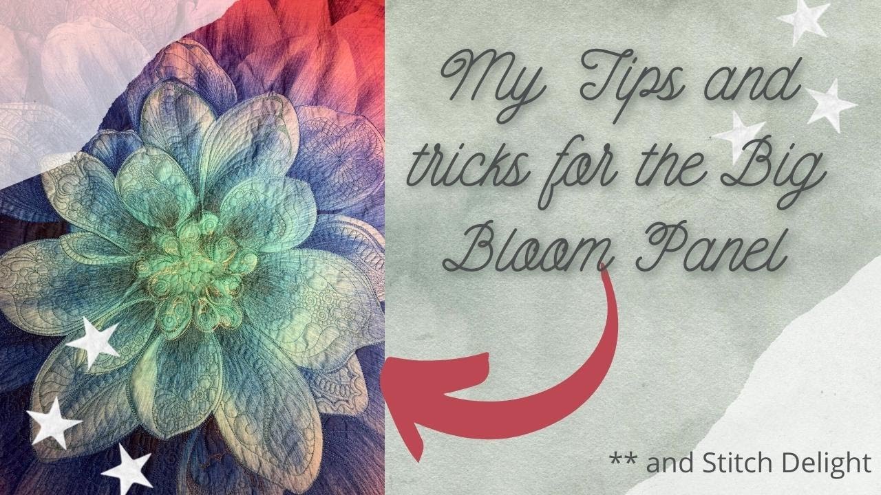 My tips and tricks for quilting the Hoffman Dream Big Panel