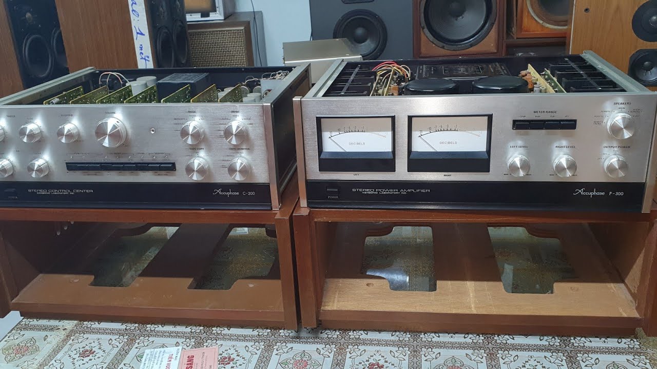 POW Accuphase P300 và PRE Acuphase C200 hàng zin cực đẹp