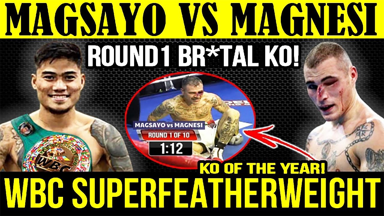 MARK MAGSAYO vs MICHAEL MAGNESI | 2025 KO of the Year Candidate? | WBC SUPERFEATHERWEIGHT BELT!