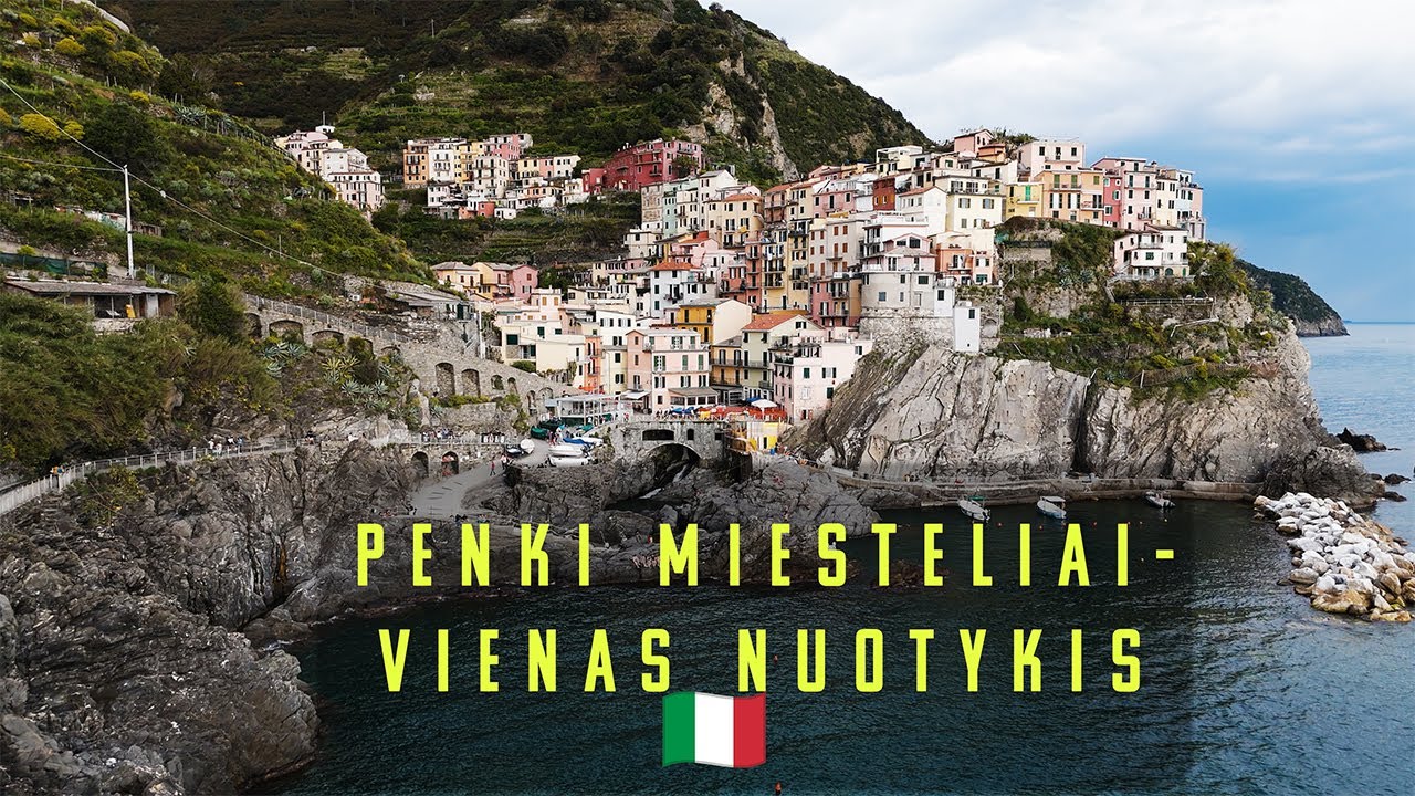 Cinque Terre pavasarį: žygiai, traukiniai ir pakrantės grožis