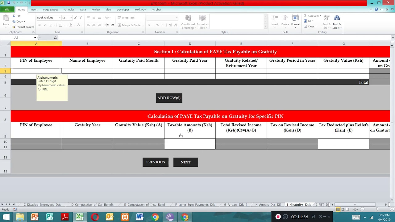 HOW TO FILE YOUR PAYE RETURNS ON ITAX