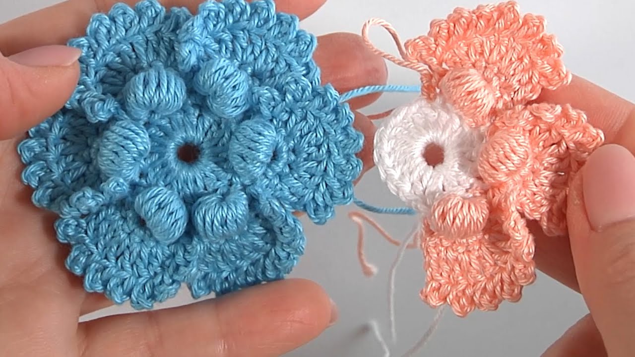 How to Make Flowers Step by Step?/Easy Way to Crochet