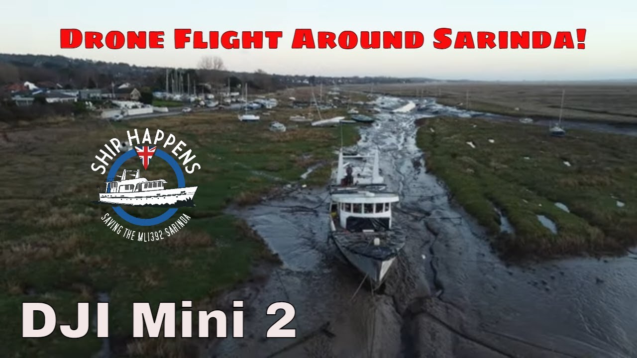 DJI Mini 2 Drone Flight Around Sarinda ML1392 - Heswall - Dee Estuary