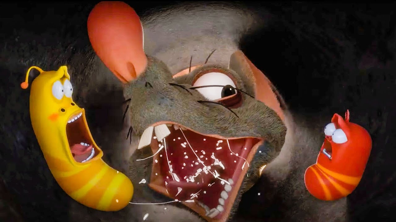 ATAQUE DE RATA | LARVA | Dibujos animados para niños | Niños cerebro salvaje