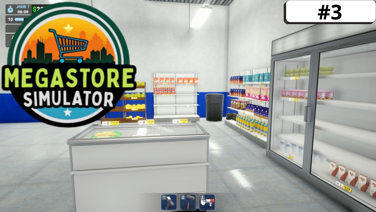 Megastore simulator #3 [FR] -on rajoute des produits