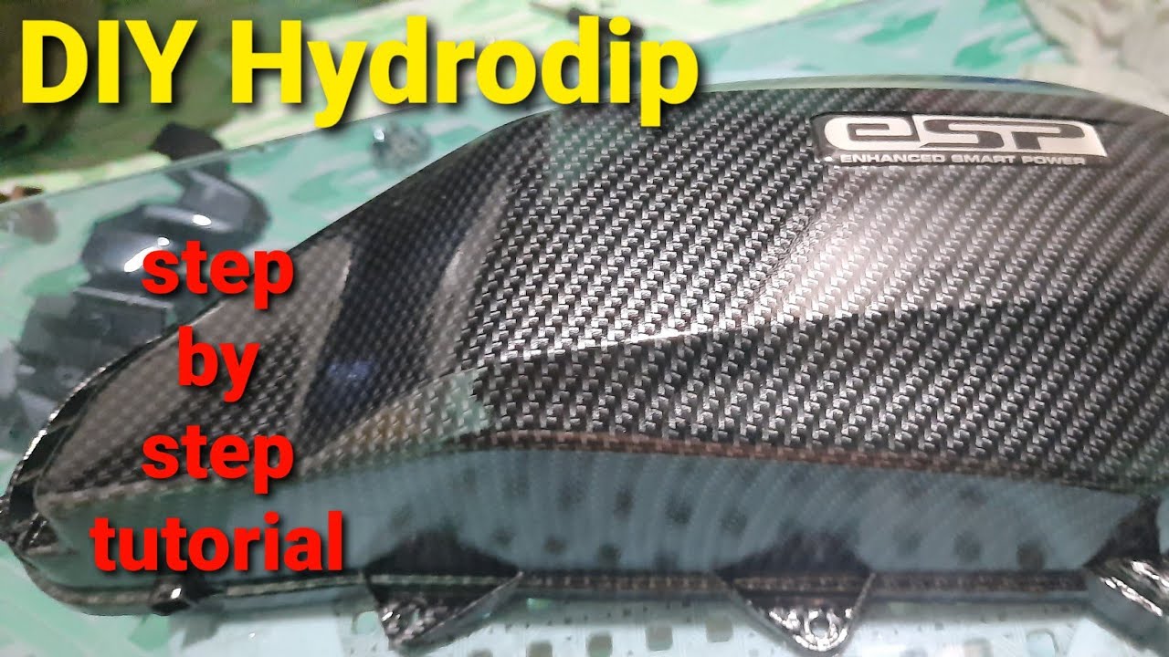 Samurai Paint | DIY hydrodipping | Water transfer film | Carbon fiber |