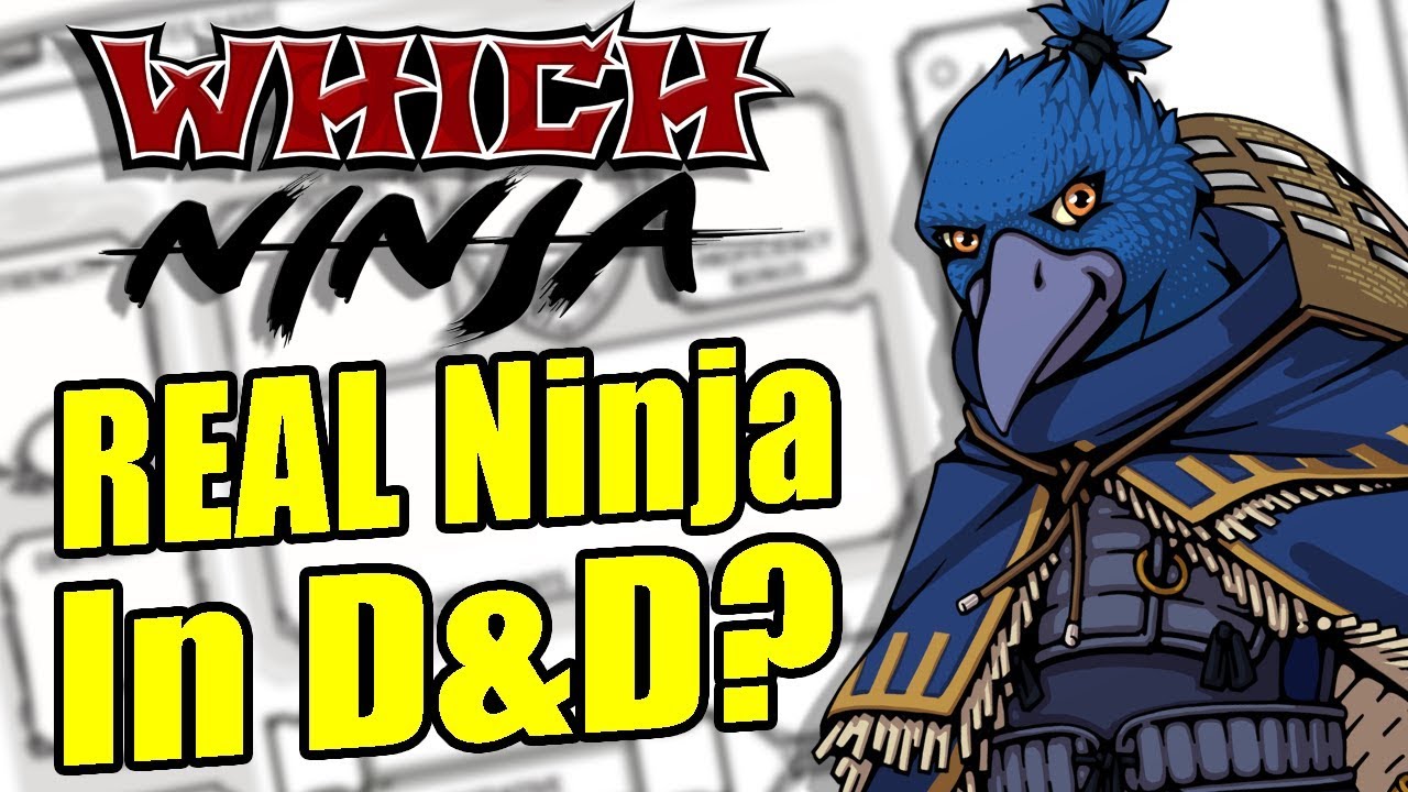 How to Build a REAL Ninja in Dungeons & Dragons! – Which Ninja