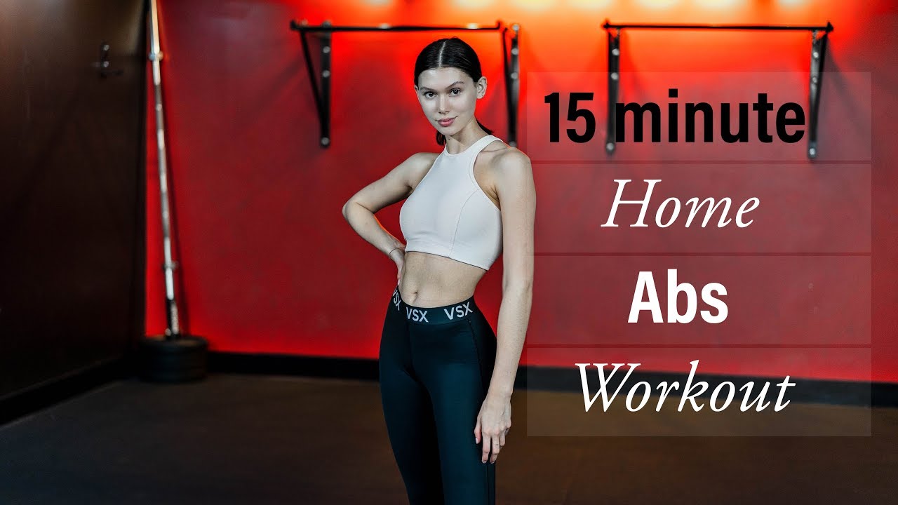 15 minute home abs workout with model Lauren Keeline - Lower abs & obliques