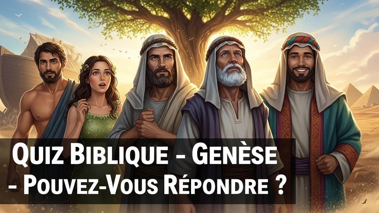 📘 GENÈSE – 10 QUESTIONS POUR TESTER TES CONNAISSANCES