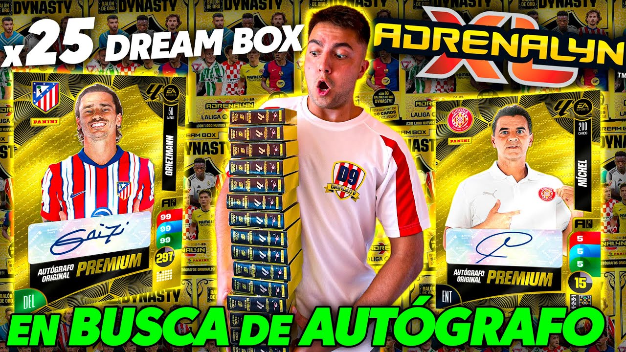 ABRO 25 DREAM BOX DYNASTY de ADRENALYN XL 2024-25 en BUSCA de AUTÓGRAFO ORIGINAL