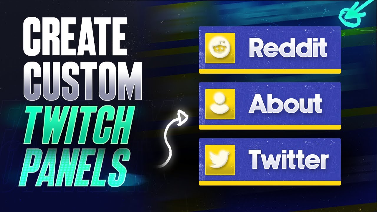 How to Design Twitch Panels using Photopea in 2022 [Free & Easy way]