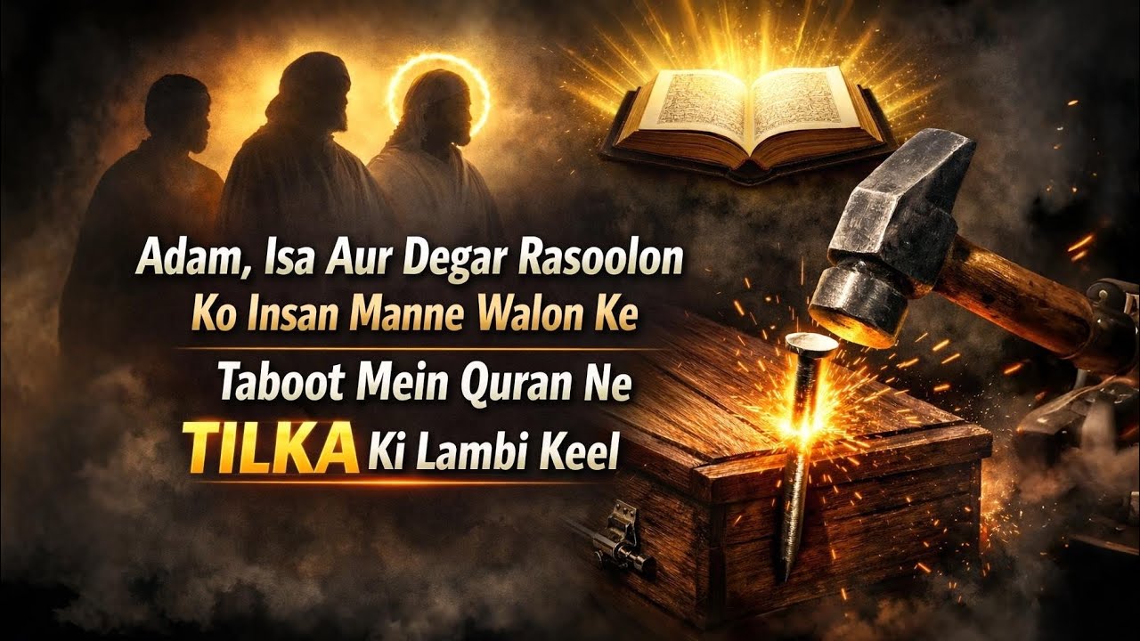 Adam, Isa|Aur Degar Rasoolon|Ko Insan Manne Walon Ke Taboot Mein Quran Ne|TILKA Ki Lambi KeeL 