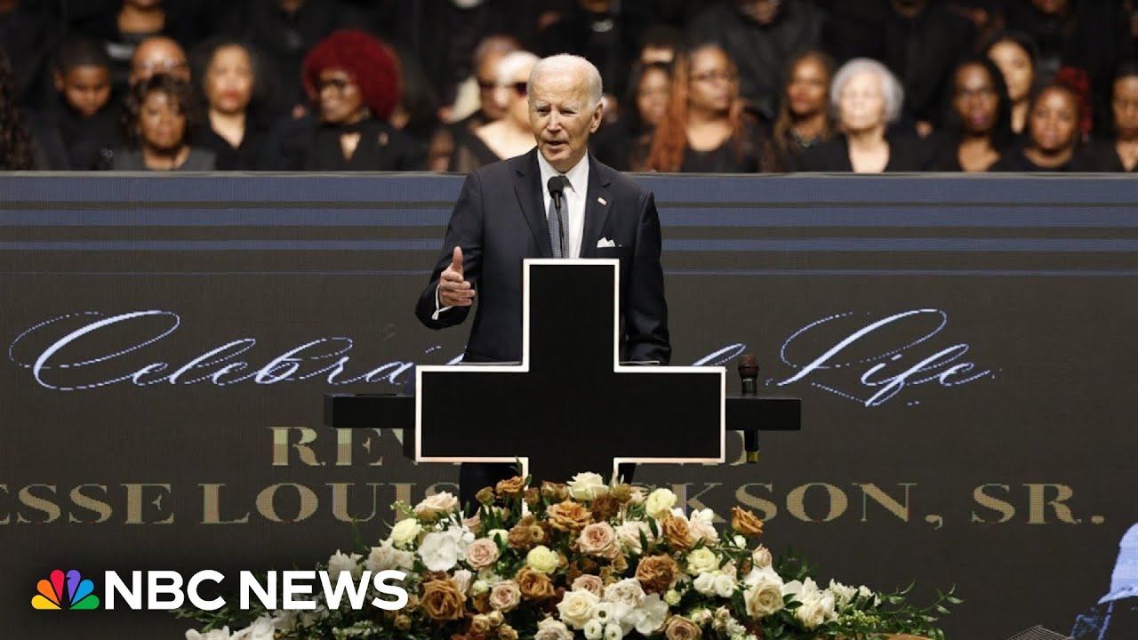 Biden: Rev. Jackson 'used his gifts to influence generations'