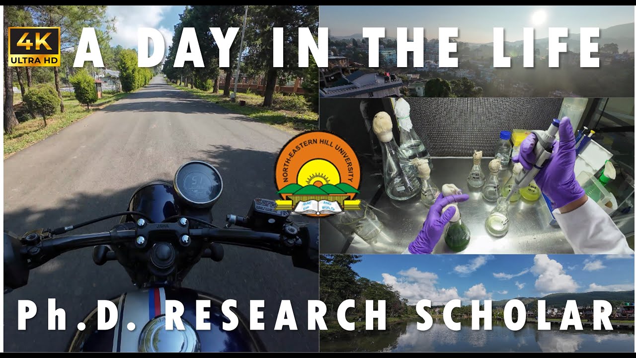 4K POV | A day in the life of a Ph.D. Research Scholar | North-Eastern Hill University